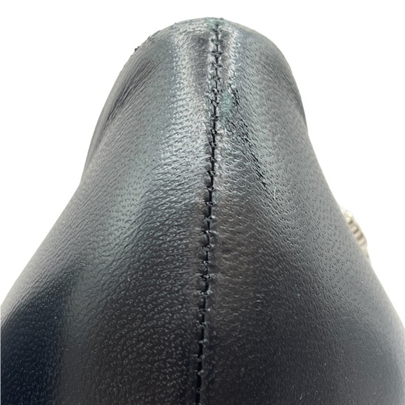 CHANEL Interlocking CC Logo Heels Black Size 38.5EU/8.5US - Picture 15 of 16